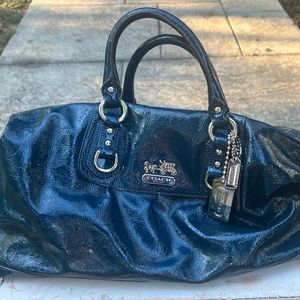 Madison Coach Sabrina Patent Leather Satchel